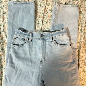 Abercrombie & Fitch Light Blue Straight Leg Jeans